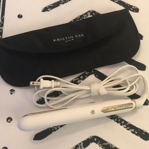 Kristin Ess White Mini Travel Hair Flat Iron